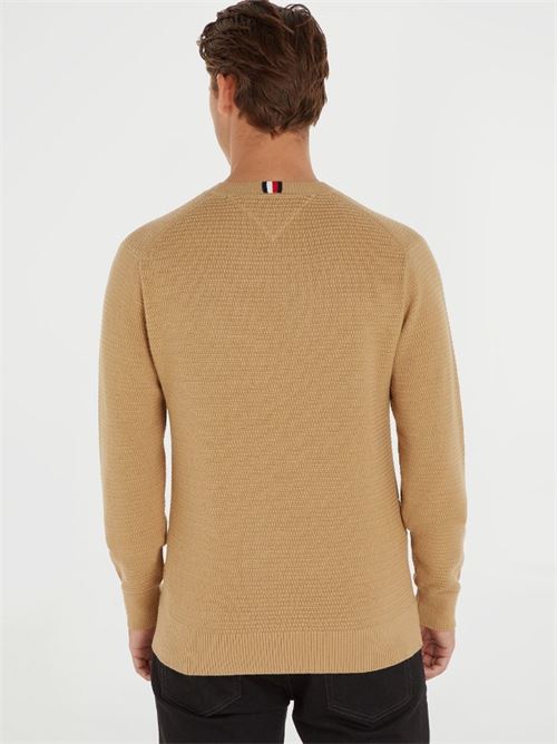 interlaced structure crew neck Tommy Hilfiger | MW0MW31576RBL.RBL